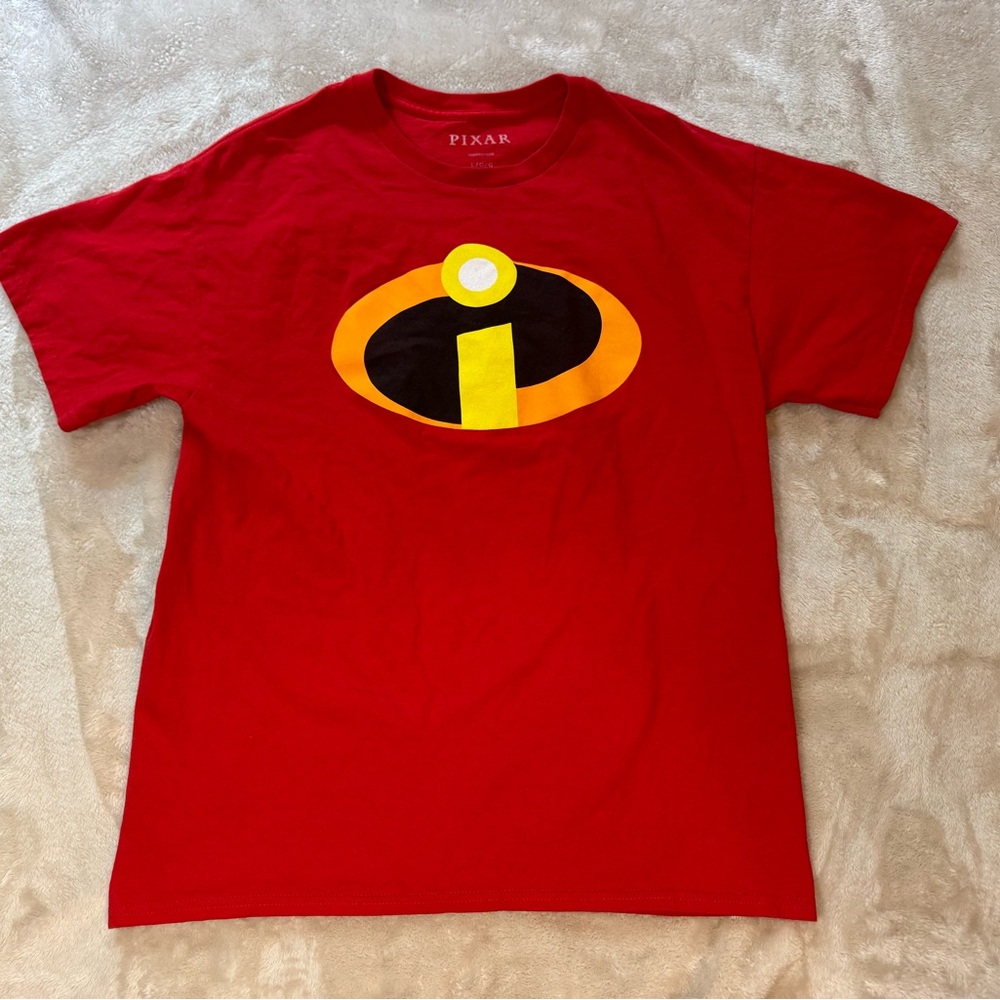 Red Pixar Incredibles Logo T-Shirt